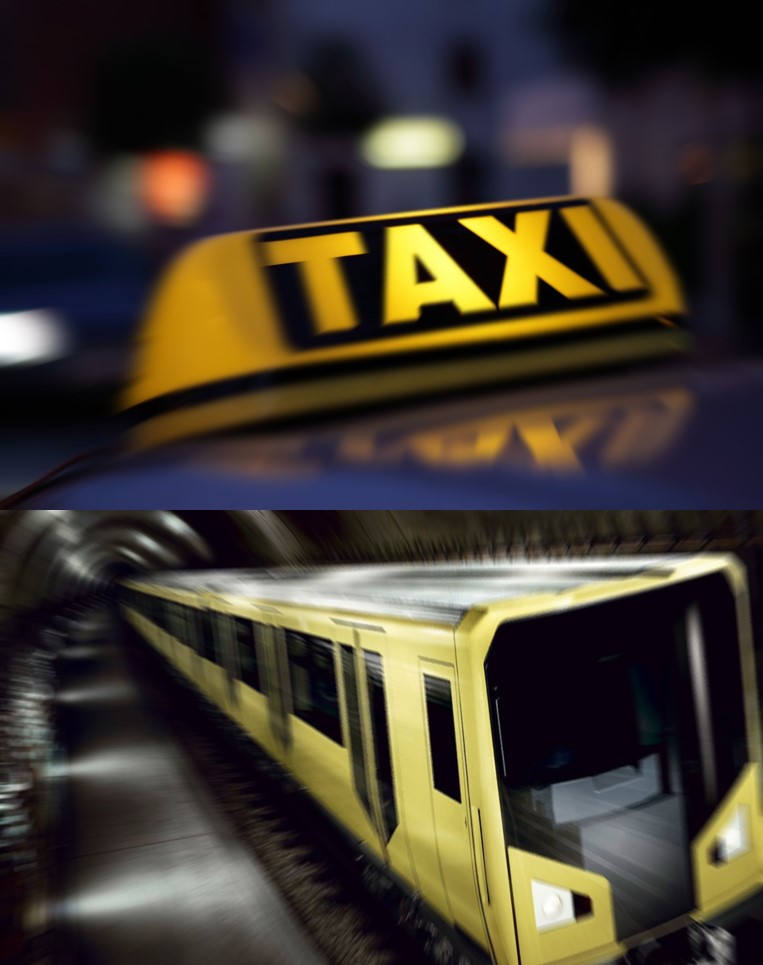 ¿Taxi o metro, cuál es más productivo?
